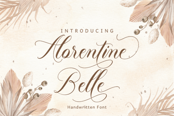 Alorentine Belle: A Luxurious Script Font for Editorial Design