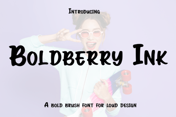 Boldberry Ink: A Bold Script Font for Branding