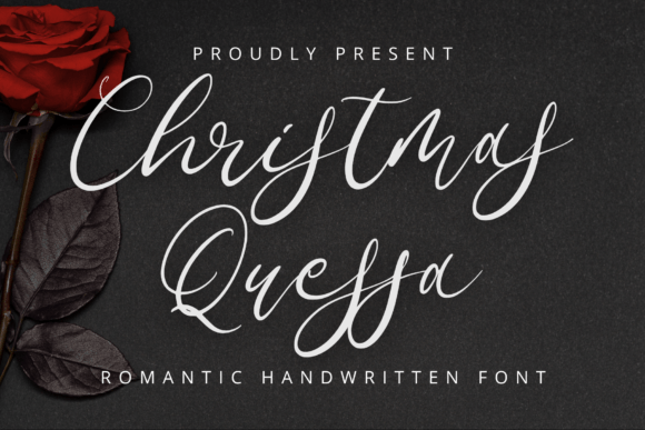 Christmas Quessa: A Romantic Script Font for Holiday Web Design