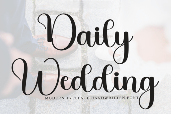 Daily Wedding: A Romantic Script Font for Web Design
