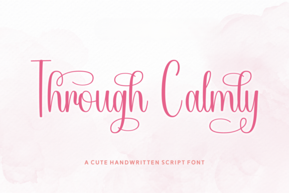 Designing Elegant Brands with Through Calmly Typeface