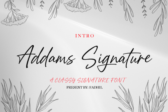 Designing with Addams Signature: A Web Designer's Guide
