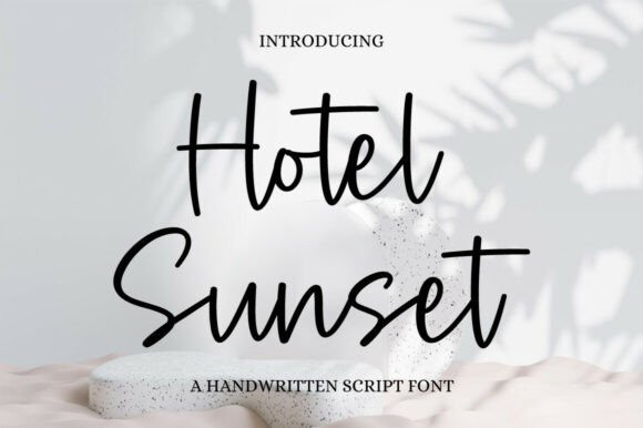 Elevate Your Brand with Hotel Sunset Script Font