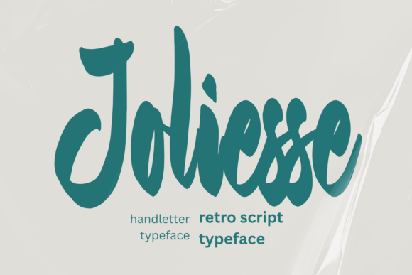 Joliesse: The Perfect Retro Script Font for Handmade Brands