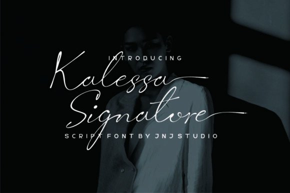 Kalessa Signature: The Elegant Script Font for Makers