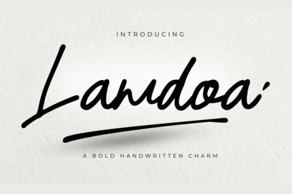 Lamdoa: A Bold Script Font for Memorable Branding