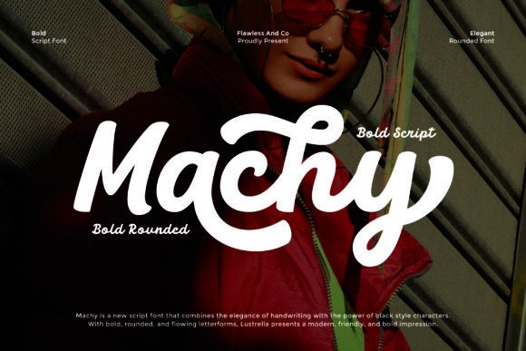 Machy Font Review: Bold Script for Modern Branding