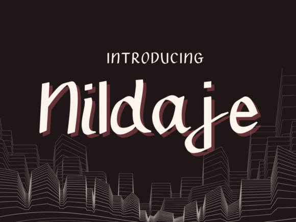 Nildaje: A Lively Script Handwritten Font for Editorial Design