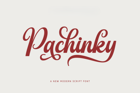 Pachinky: A Vibrant Script Font for Editorial Impact