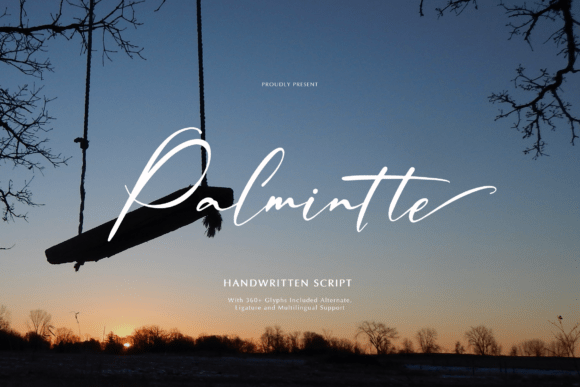 Palmintte: The Script Handwritten Font for Scroll-Stopping Ads