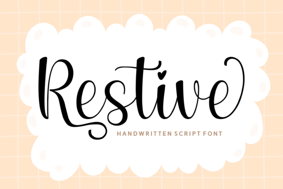 Restive: A Cheerful Script Font for Editorial Charm
