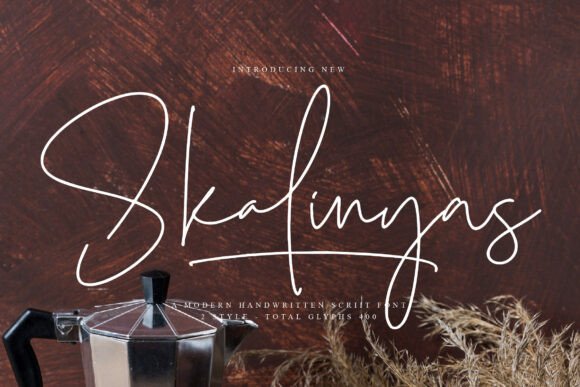 Skalinyas: The Modern Script Font for Bold Campaigns