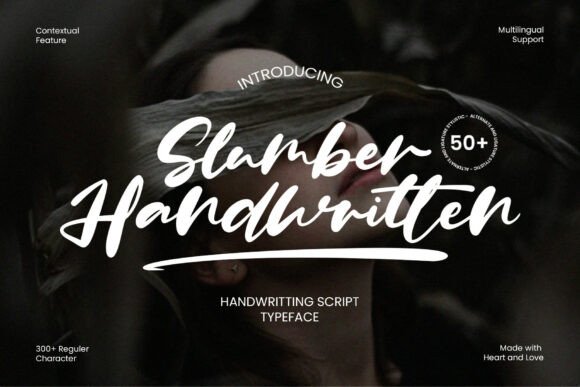 Slumberhandwritingscript: A Relaxed Typeface for Editorial Design