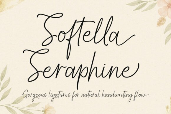 Softellaseraphine: A Script Handwritten Font for Branding