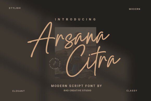 Using Arsana Citra for Elegant Branding Projects