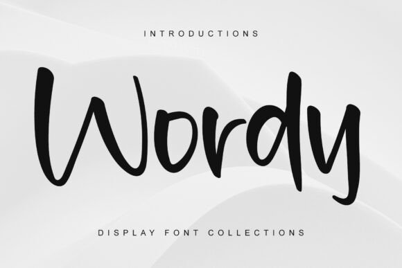 Wordy: A Stylish Script Font for Modern Brand Campaigns
